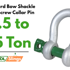 Standard Bow Shackle with Screw Collar Pin