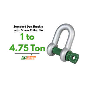 Standard Dee Shackle with Screw Collar Pin