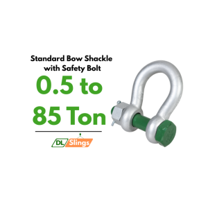 Standard Bow Shackle with Safety Bolt