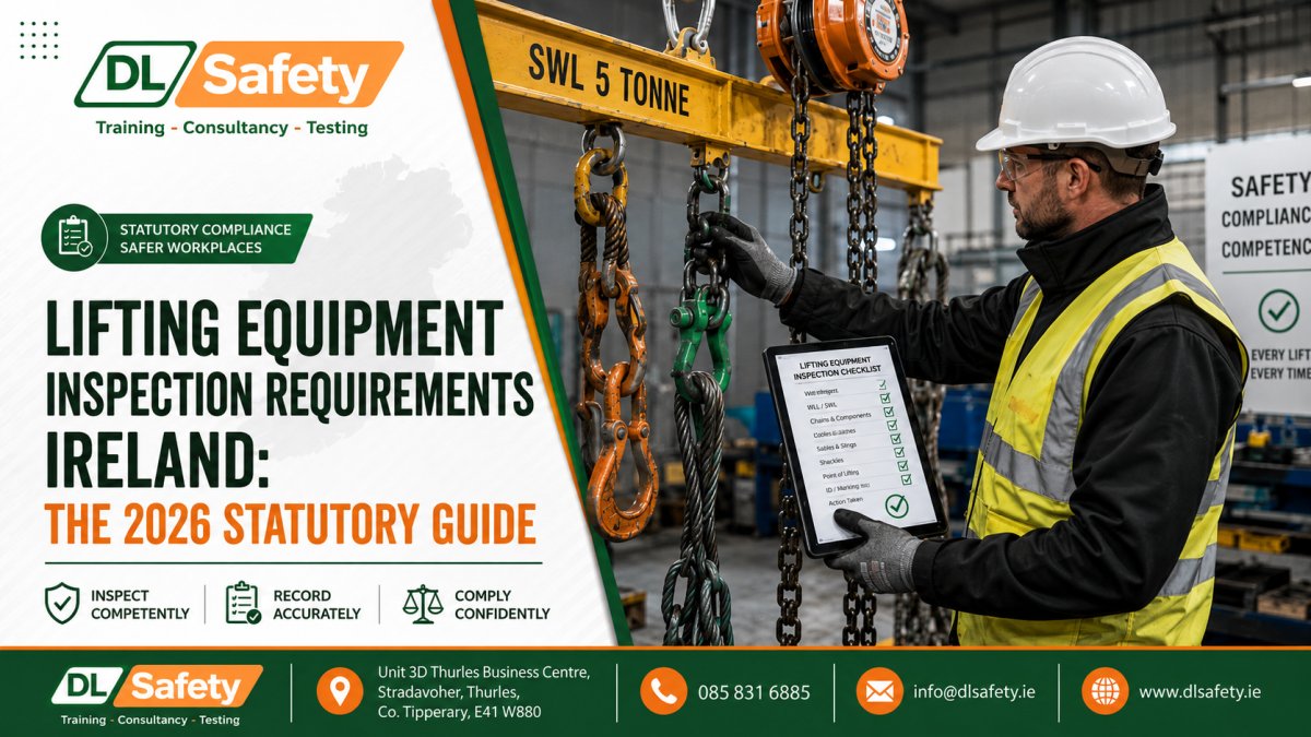 Lifting Equipment Inspection Requirements Ireland: The 2026 Statutory Guide